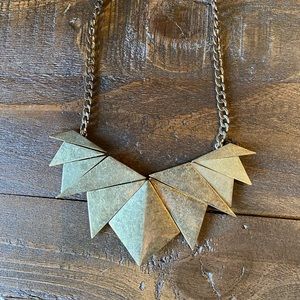 Urban Outfitters Brass Statement Necklace
